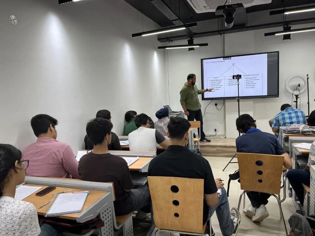 Students attending classroom training at Airborne Aviation